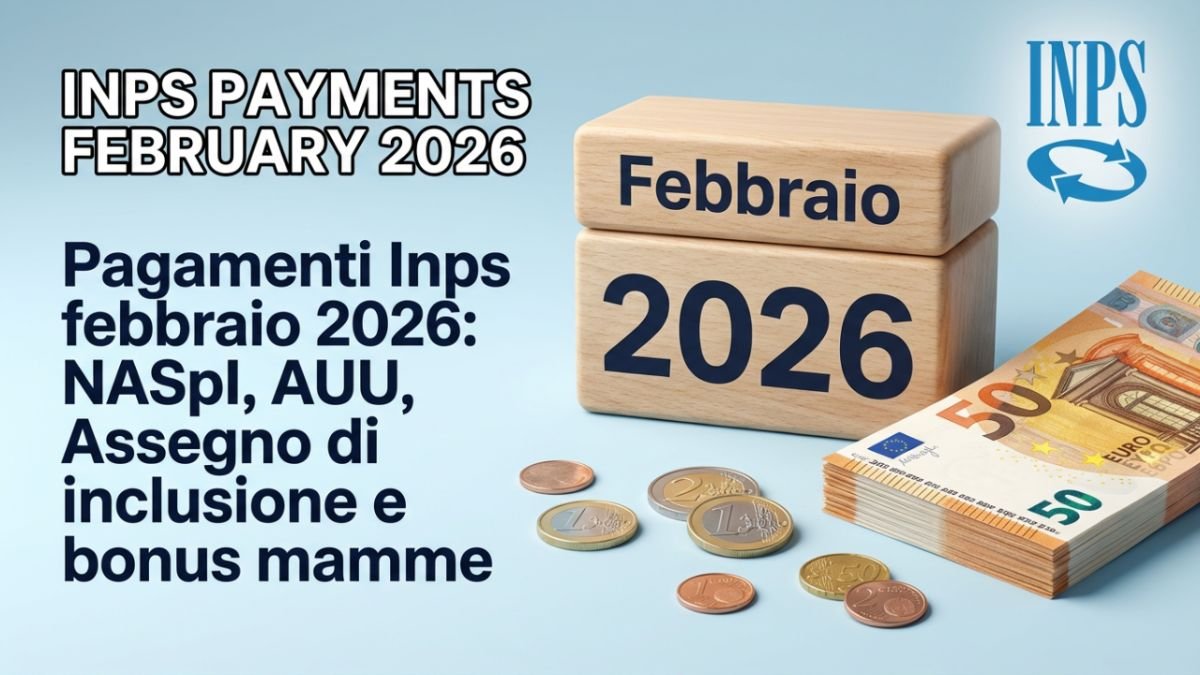 Febbraio 2026 risulta molto denso in ambito pagamenti Inps