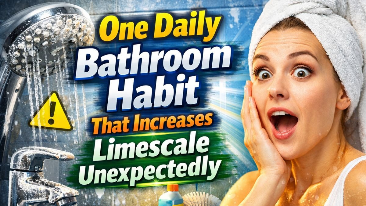 One Daily Bathroom Habit That Increases Limescale Unexpectedly