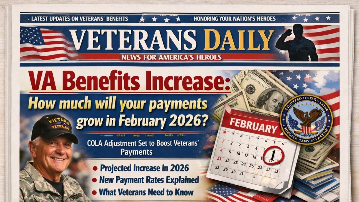 VA Benefits Increase: How much will your payments grow in February 2026?