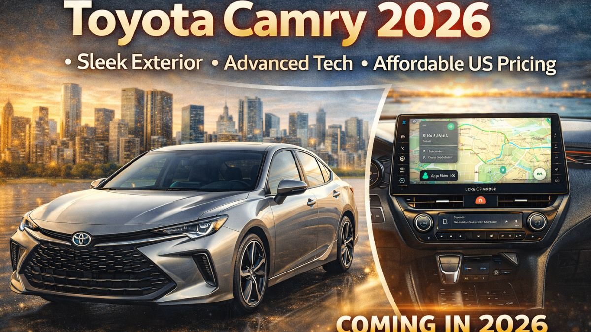 Toyota Camry 2026 Sleek Exterior Advanced Tech and Affordable US Pricing